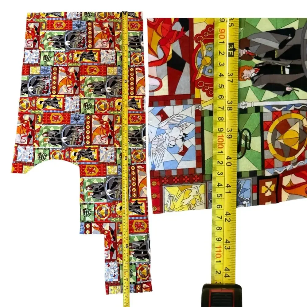 Harry Potter Stained Glass Cotton From Camelot Fabrics Odd Shaped